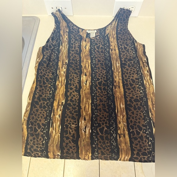 Alison Taylor lady size medium 100% silk tank NWOT sleeveless - Picture 3 of 8